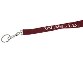 WWJD Christian Lanyard in Colors
