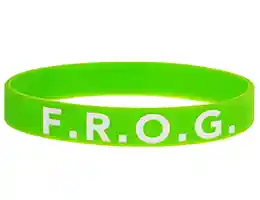 F.R.O.G. Fully Rely On God Bracelet - FROG Wristband