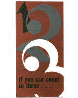 If You Can Count To Three Church Leaflet (Pkg of 100)