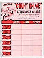 Count On Me Church Attendance Chart