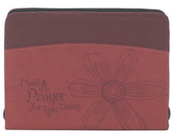 I Said a Prayer for You Bible Cover Clutch Style