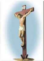 Jesus Crucifixion Metal Magnet