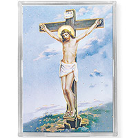 Crucifixion Acrylic Easel with Magnet