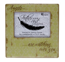 Angels Are Watching Over You Picture Frame Magnet