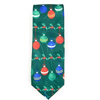 Christmas Ornament Novelty Tie