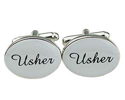 Usher Cufflinks Silver