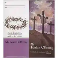 $10 Semi-Dated Three Crosses Lenten Quarter Coin Folders (Pkg of 50)