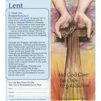10 Dollar Hands of God Lenten Quarter Folders - Pack of 50