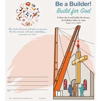 $10 Church Building Fund Quarter Coin Folders (Pkg of 50)