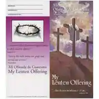 $10 Spanish English Lenten Quarter Coin Folders (Pkg of 50)
