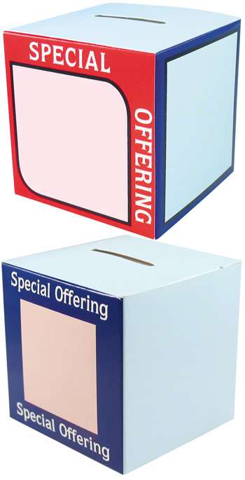 Special Offering Bank Offering Box  Pkg of 50