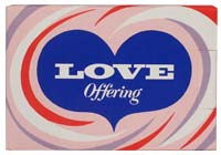 Love Offering Box, Church Sunday School (Pkg of 50)