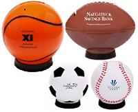Football, Baseball Sports Banks Custom Imprint  150
