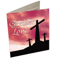 No Greater Love Lenten Quarter Coin Folders Pkg of 50