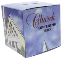 City Church Offering Donation Box (Pkg of 50)