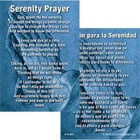 Serenity Prayer Pocket Card - Bilingual