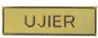 Gold Church Ujier Pin Badge