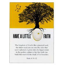 Have A Little Faith Mustard Seed Pocket Card