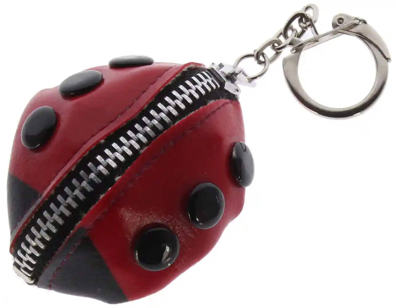 Ladybug Leather Coin Purse and Key-Ring