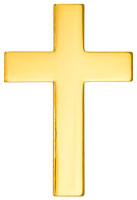 Quality Gold Plated Metal Pocket Cross