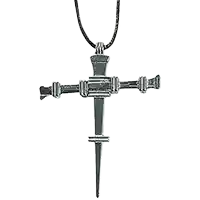 3 Nail Cross Necklaces, Nail Cross Pendant Necklace