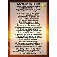 A Cross in My Pocket Prayer Cards