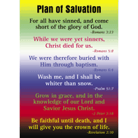 God's Plan of Salvation Pocket Cards