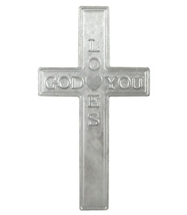 in God's Service Store Christian Triple Cross Biker Wallet Chain