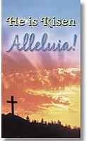 'He is Risen, Alleluia!' Easter Pocket Card