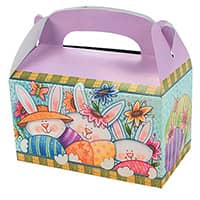 Easter Bunny Cardboard Treat Box (Pkg of 12)