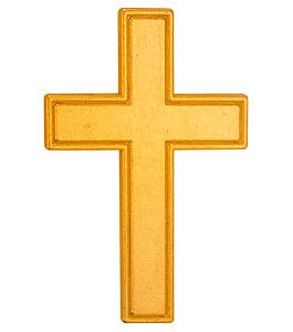 Gold Metal Pocket Crosses 50 Pack