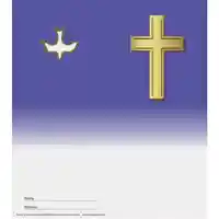 $10 Cross and Dove Quarter Coin Folders (Pkg of 50)