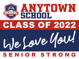 Class of 2022 Custom Lawn Sign (Set of 10)