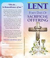 $40 Sacrificial Offering Lenten Dollar Bill Folders (Pkg of 50)