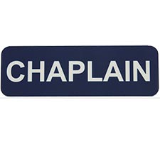 Chaplain Magnetic Name Badge