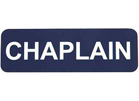 Chaplain Magnetic Name Badge