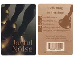 Joyful Noise - Bells Ring In Blessings Pocket Card
