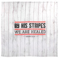 Isaiah 53:5 By His Stripes We Healed Prayer Cloth, Prayer Handkerchief