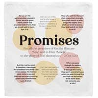 Prayers In My Pocket Cloth-Promises (8 X 8) (Pkg of 6)
