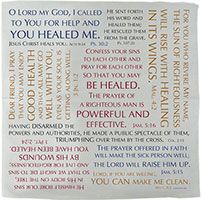 Prayer Cloth for Healing with Bible Verses - Prayer Handkerchief