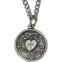 Lutheran Rose Necklace with Luther Rose Pendant