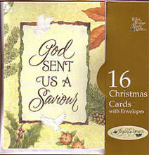 God Sent Us A Savior Christmas Cards