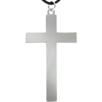 Large 2 1/2 Inch, 3 Dimensional Cross Pendant