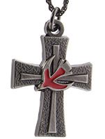 Confirmation Red Dove Cross Necklace