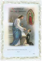 First Holy Communion Certificate