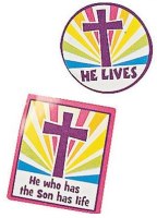 He Lives Easter Sticker Set (Pkg of 168)