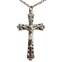 Crucifix Necklace - Sterling Silver