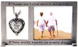 Always in My Heart Memorial Urn Picture Frame