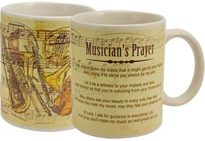 Musician Prayer Ceramic Mug
