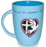Cross & Dove Peace Ceramic Mug
